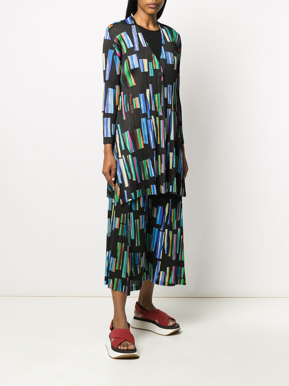 фото Pleats please issey miyake кардиган hopscotch colours