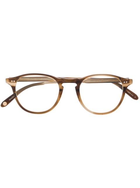 Shop Garrett Leight Hampton Demi Blonde Glasses With Express Delivery