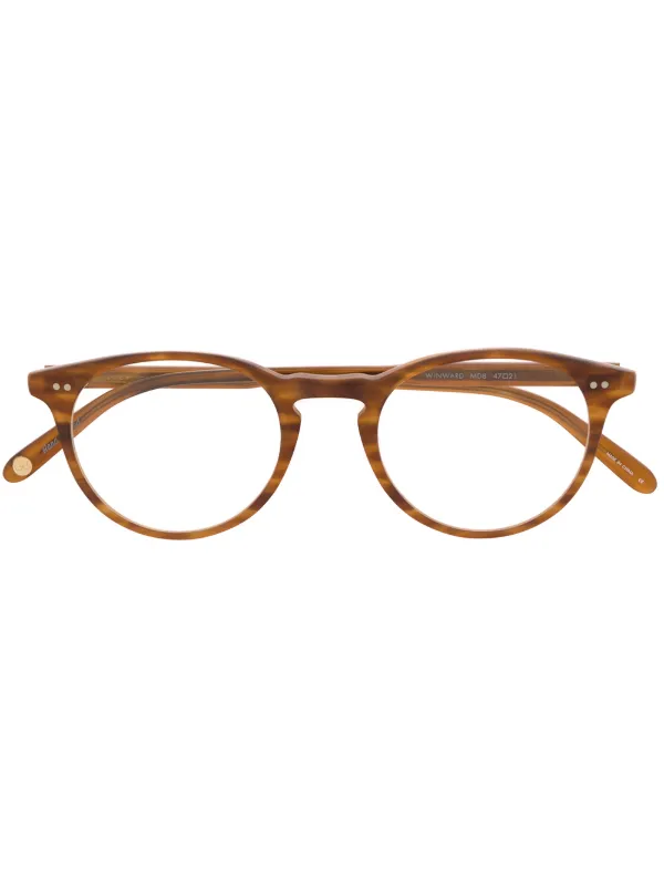 demi blonde eyeglass frames