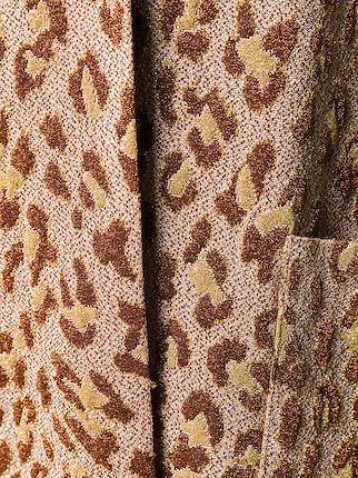 oversized leopard print coat展示图