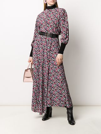 turtleneck floral-print top展示图