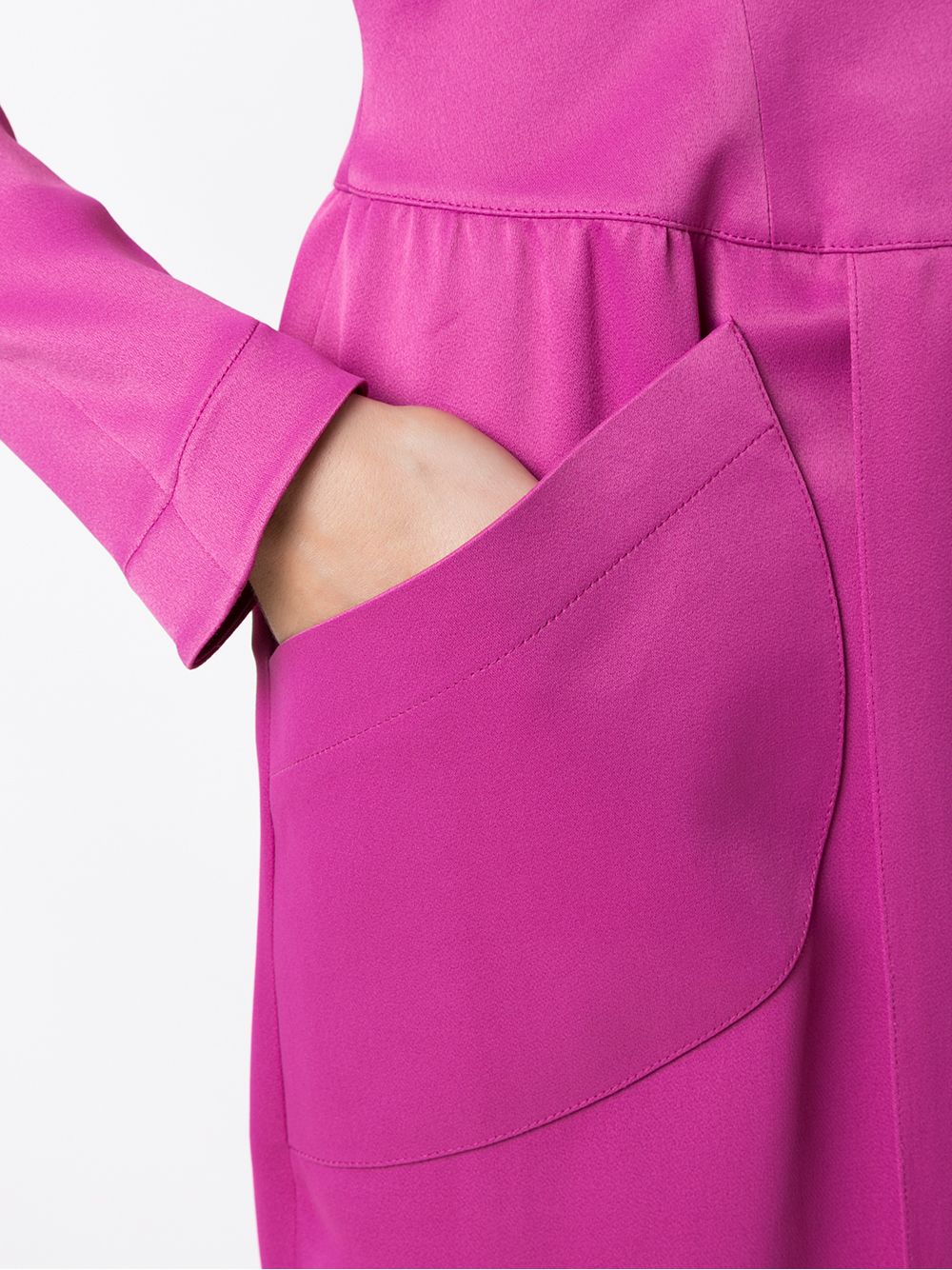 Gloria Coelho Mini-jurk met empire taille Roze