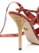 Dolce & Gabbana 105mm python-effect sandals
