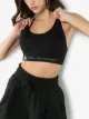 adidas by Stella McCartney logo-print sports bra