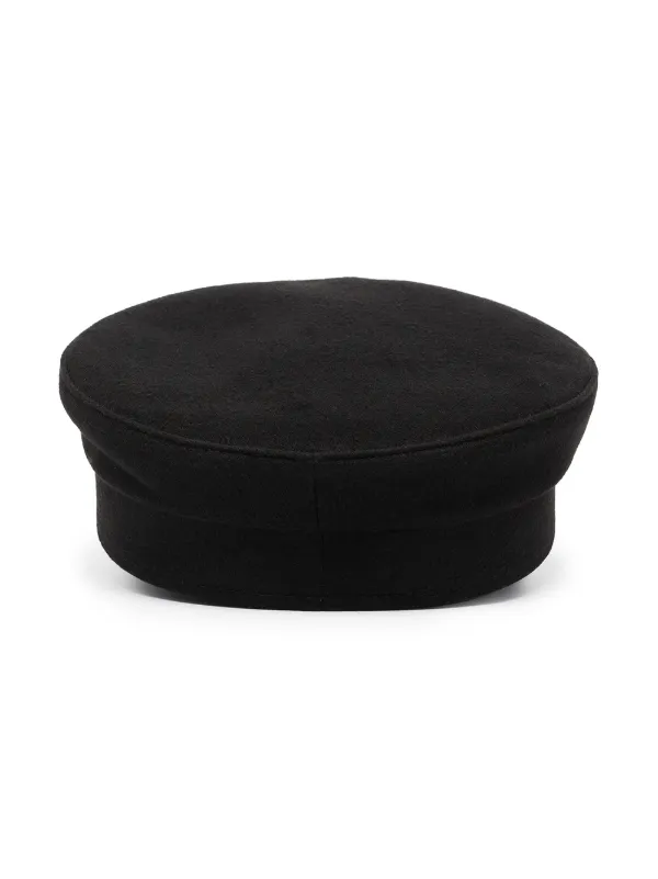 Ruslan Baginskiy crystal-embellished Baker Boy Hat | Black