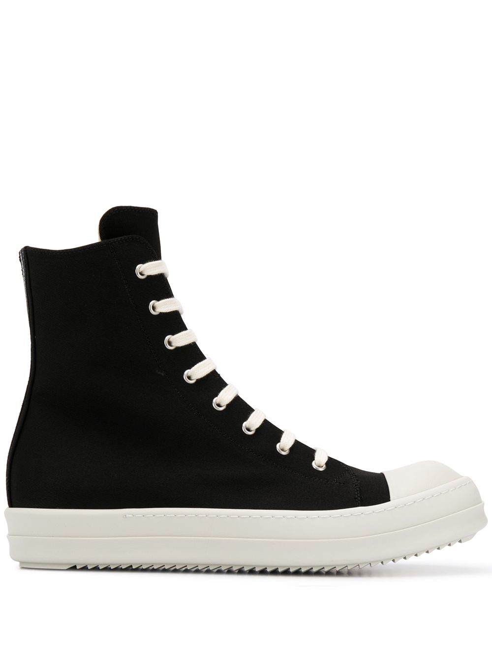 фото Rick owens drkshdw high-top canvas trainers