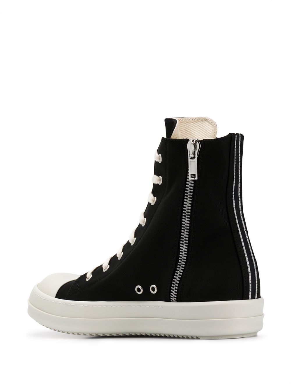 фото Rick owens drkshdw high-top canvas trainers