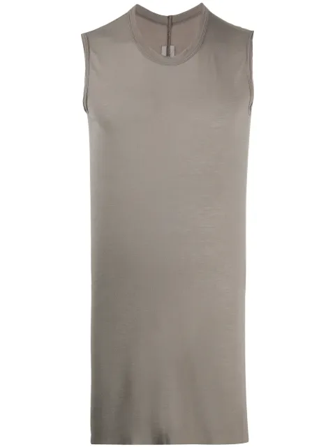 Rick Owens long crew neck tank top
