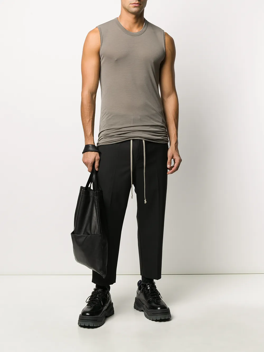 Rick Owens Tanktop met ronde hals - Grijs