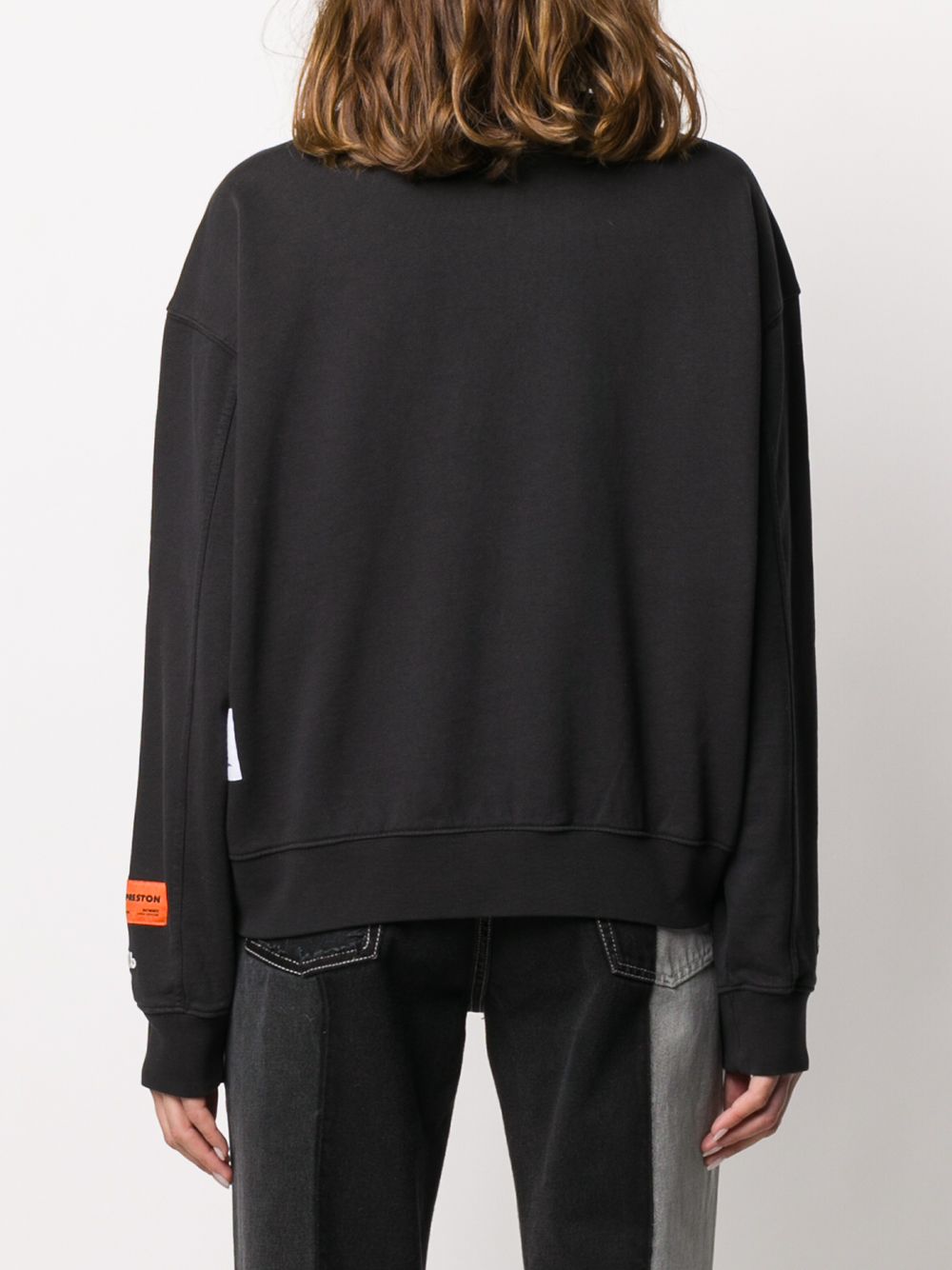 фото Heron preston logo graphic print sweatshirt