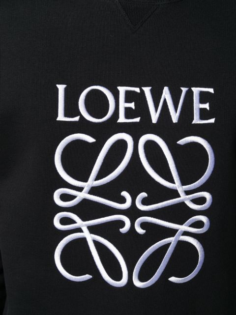 LOEWE アナグラム パッチポケットロゴ パーカー Lサイズ 黒 新品+