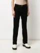 Marni brand patch flared jeans