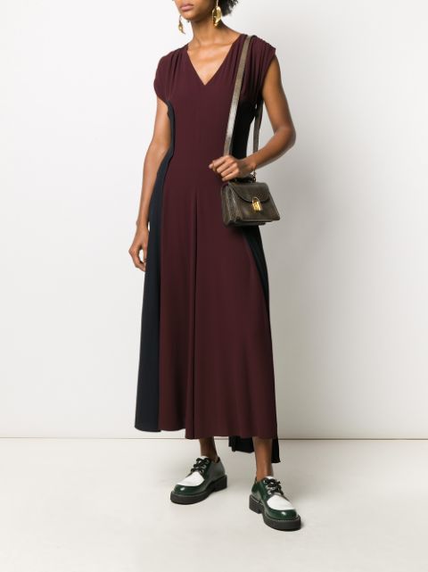 Marni two-tone Panelled Long Dress - Farfetch
