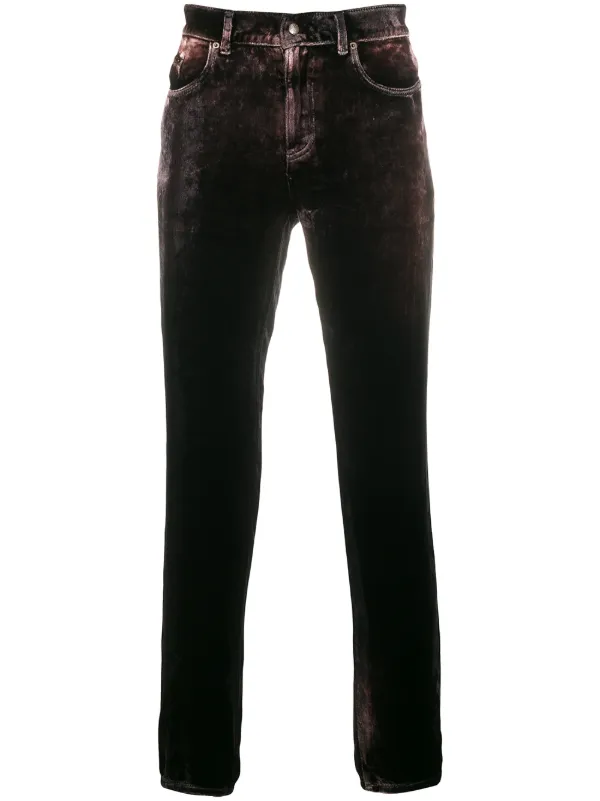 velvet skinny jeans