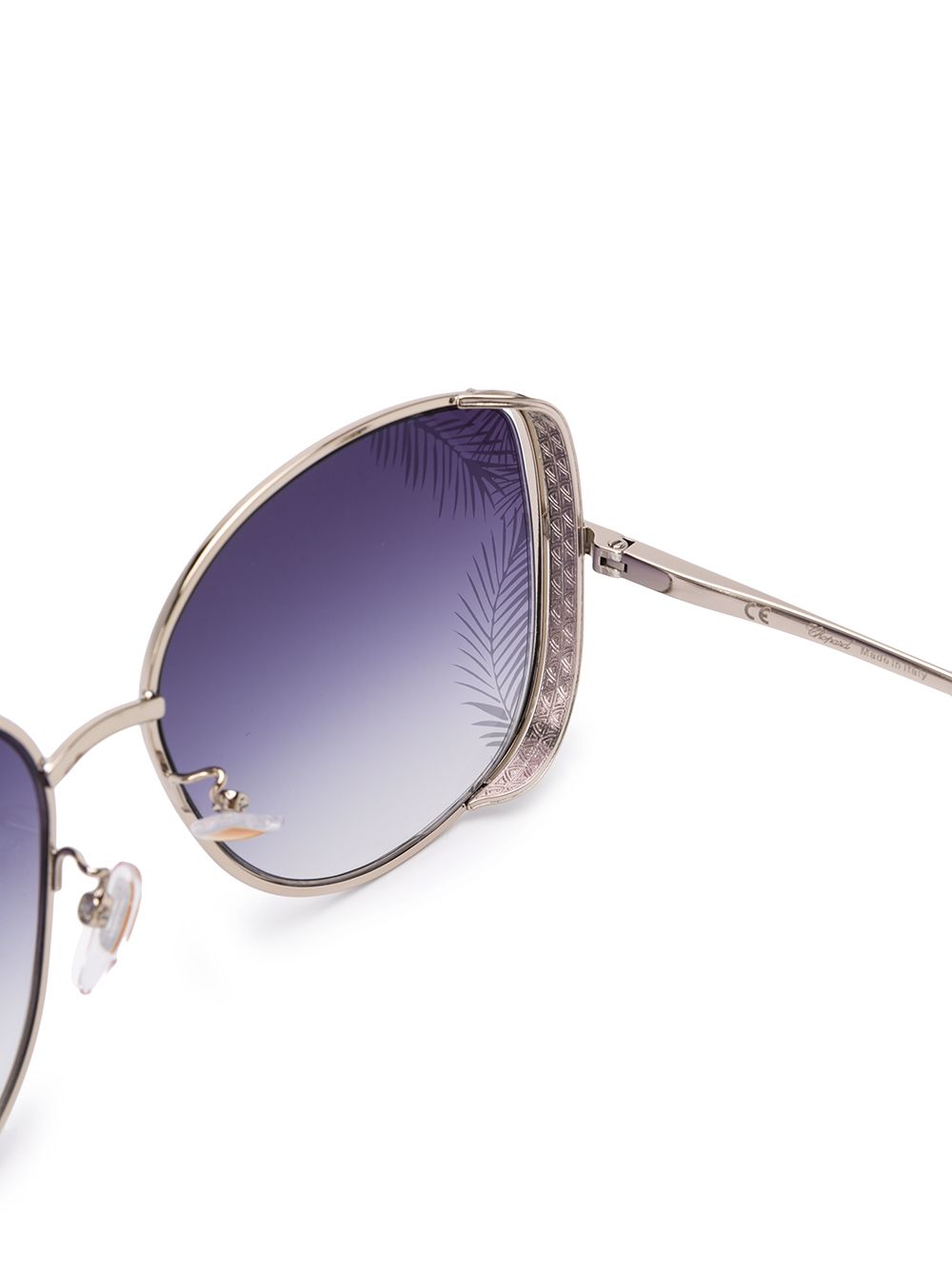 фото Chopard eyewear солнцезащитные очки в массивной оправе