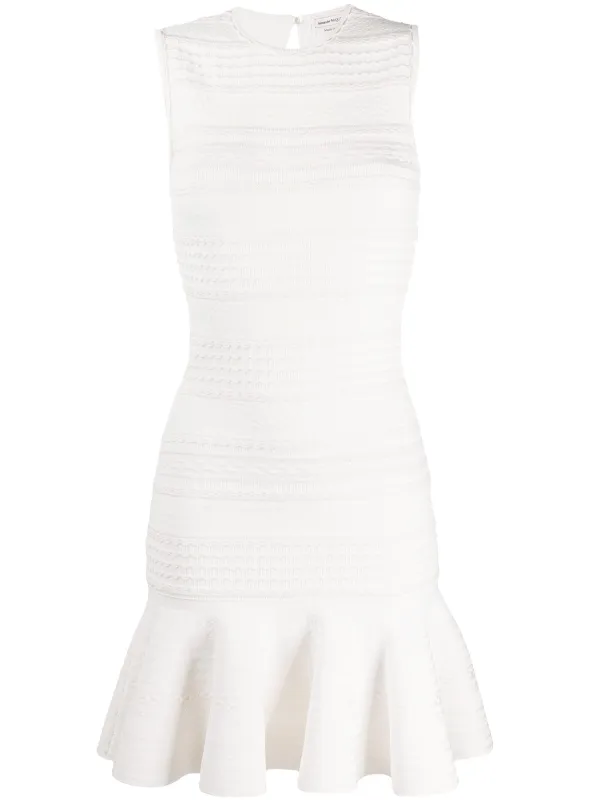 alexander mcqueen white dress