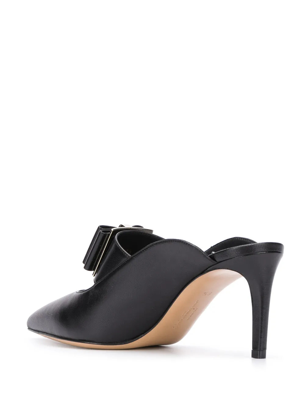 Ferragamo Vara bow 80mm mules Black