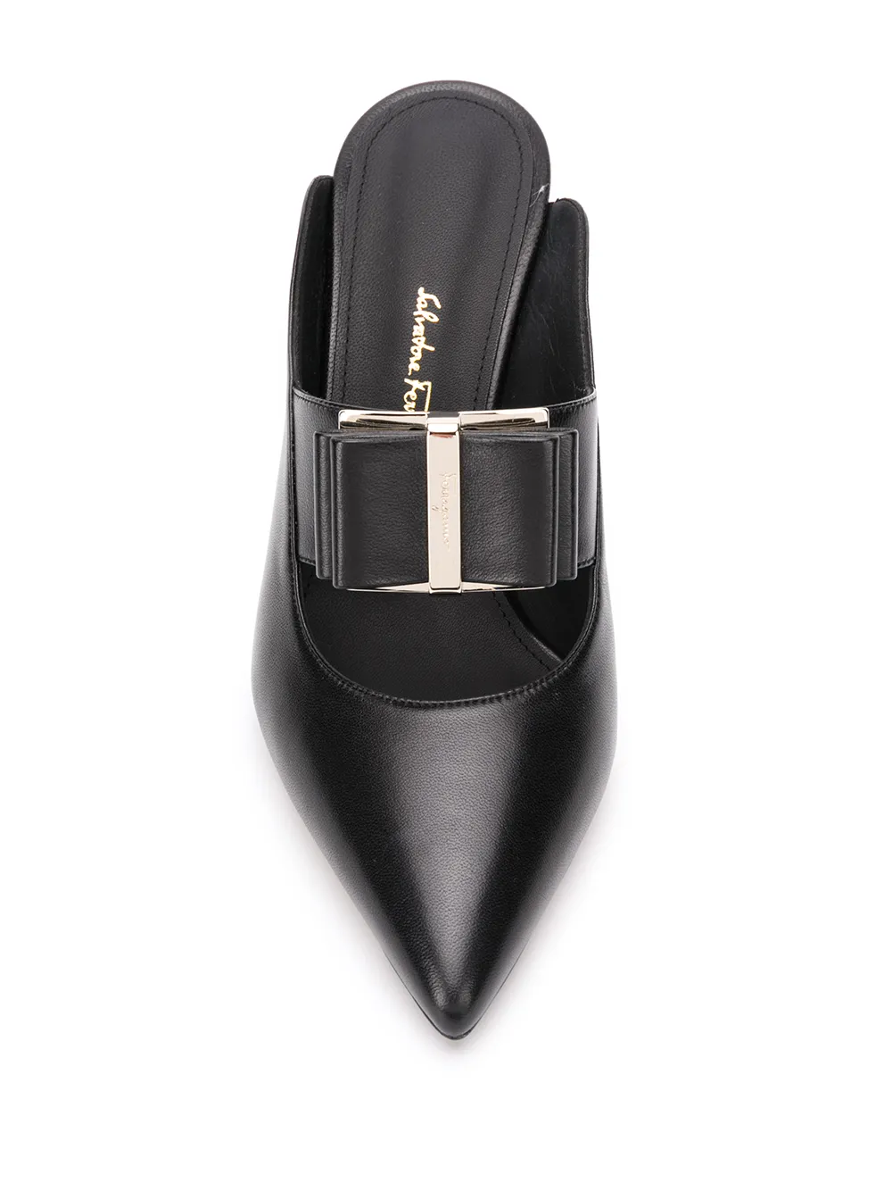 Ferragamo Vara bow 80mm mules Black