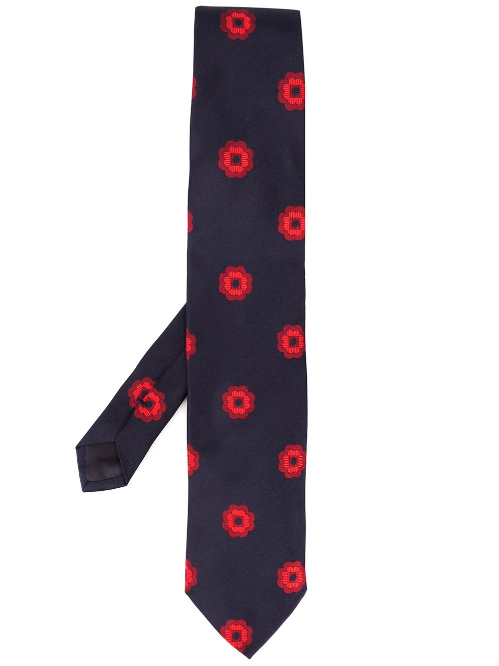 фото Gabriele pasini floral-embroidered silk tie