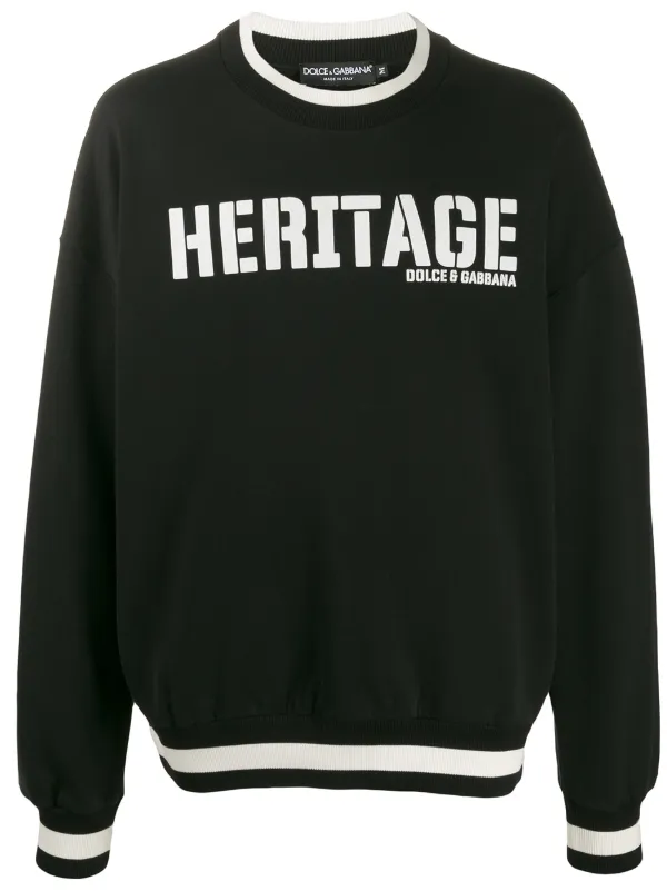 dolce and gabbana logo sweatshirt