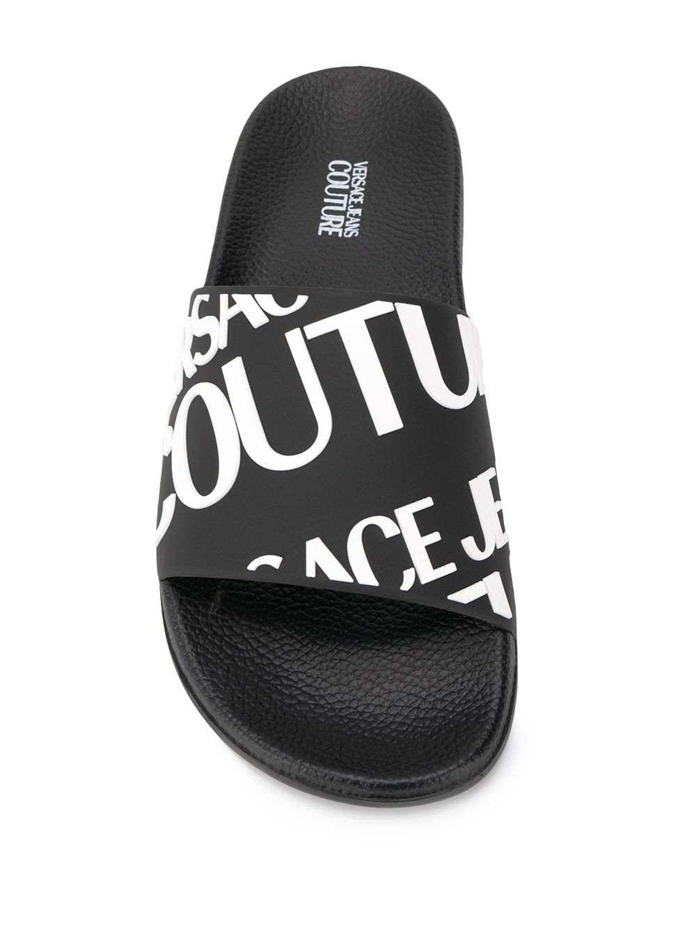 фото Versace jeans couture logo print slides