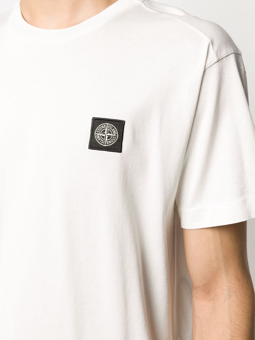 Stone Island Short Sleeve Logo Patch T-shirt - Farfetch