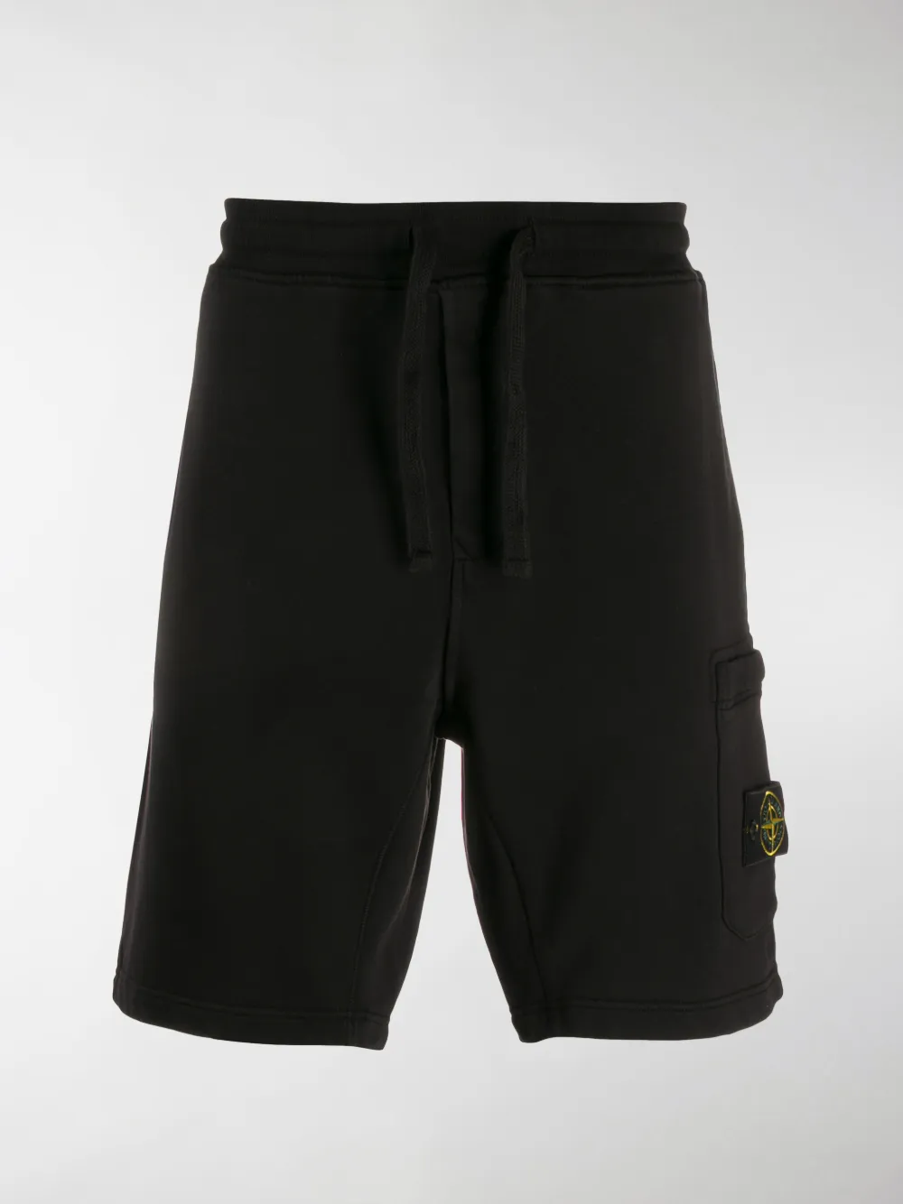 STONE ISLAND ELASTICATED LOGO PATCH SHORTS,MO72156465114876209