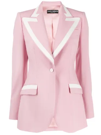 Dolce & Gabbana Lined Collar Blazer - Farfetch