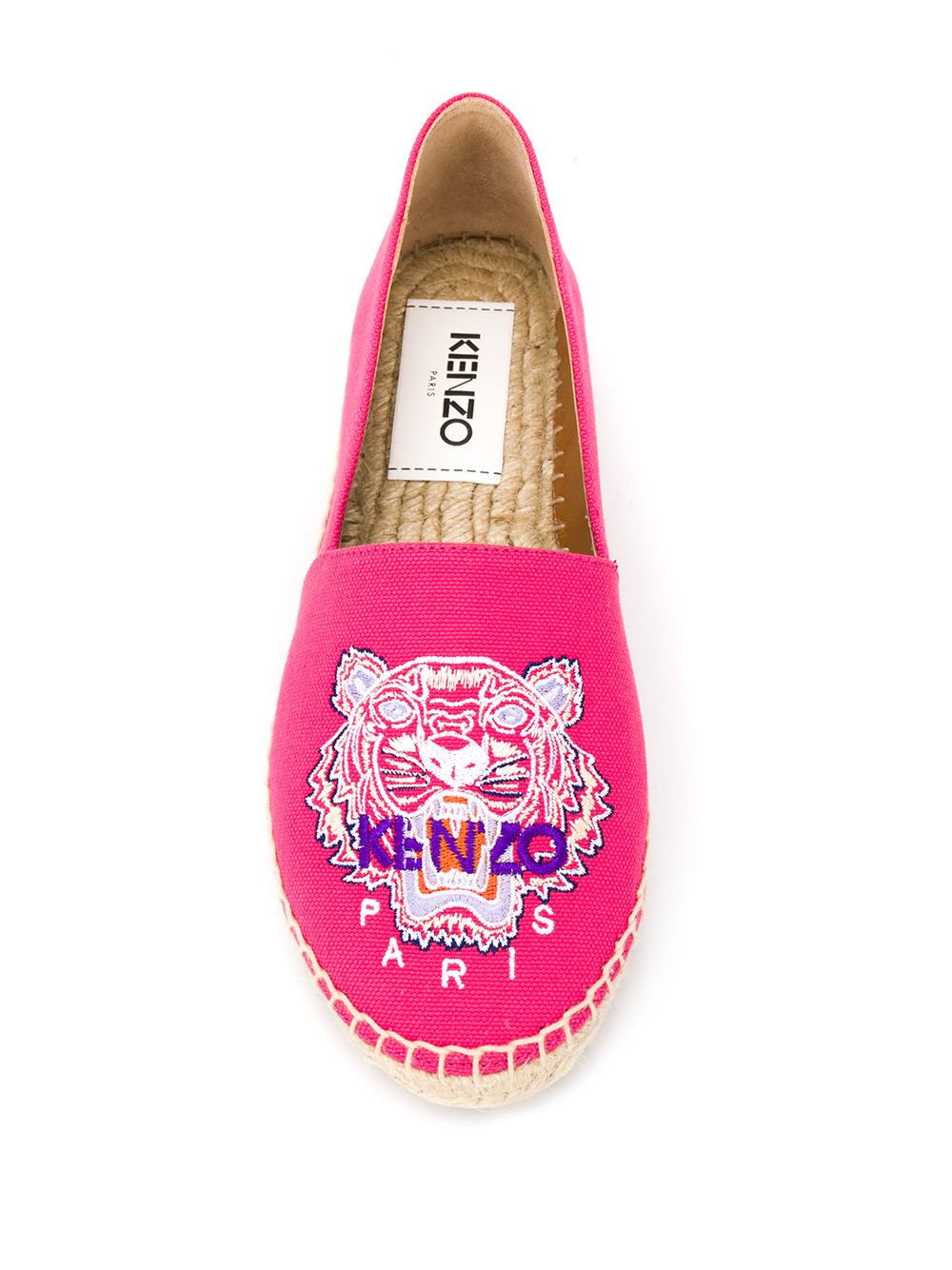 фото Kenzo embroidered logo espadrilles