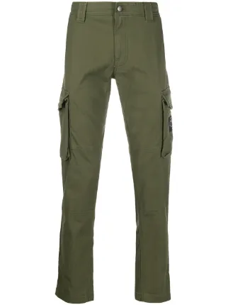 slim fit utility trousers