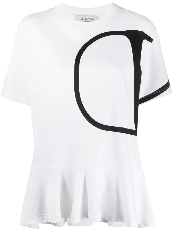 Valentino Oversized Vlogo T Shirt Ss20 Farfetch Com