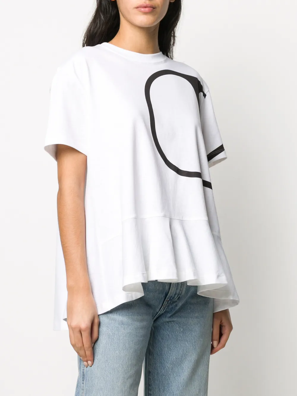 фото Valentino футболка оверсайз с логотипом vlogo