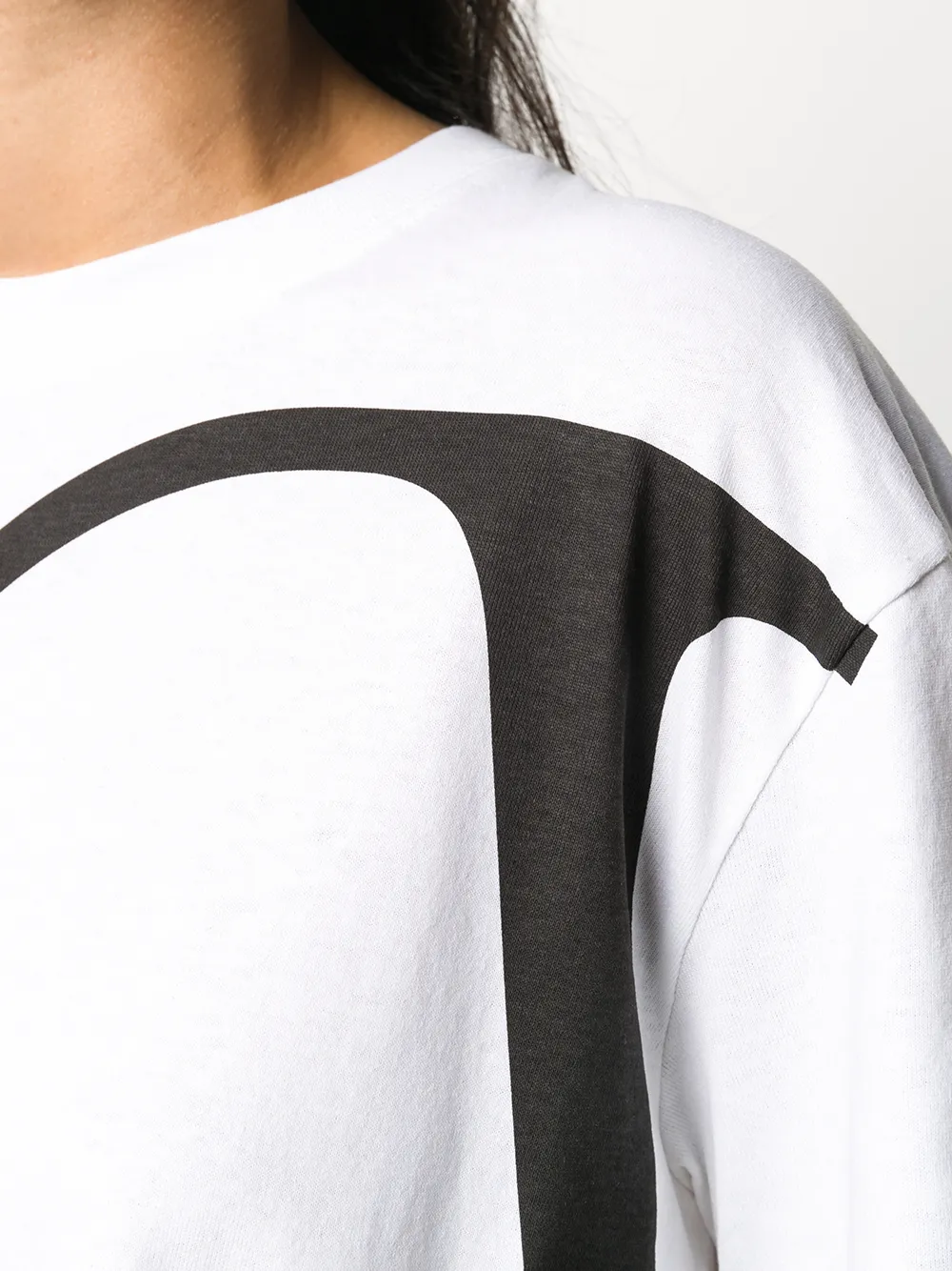 фото Valentino футболка оверсайз с логотипом vlogo