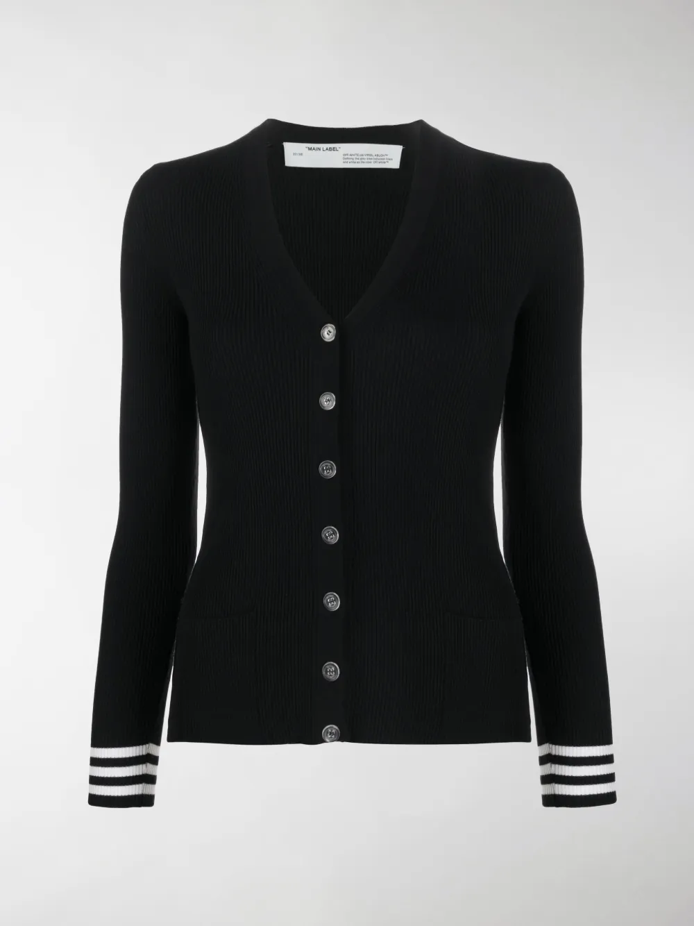 OFF-WHITE KNITTED CARDIGAN,14876636