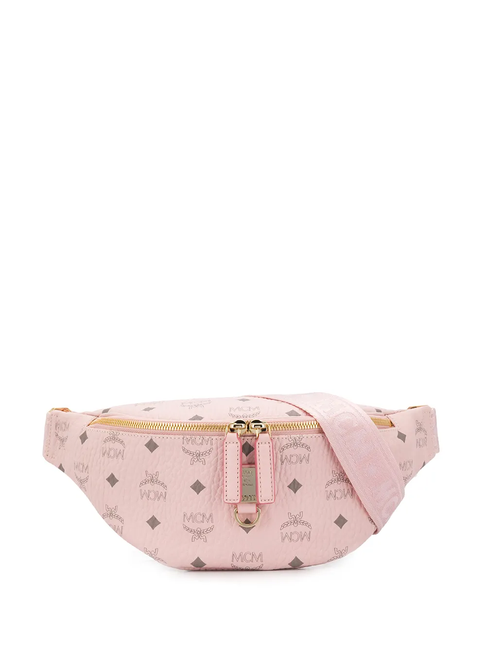 Mcm Fursten Visetos Belt Bag In Pink