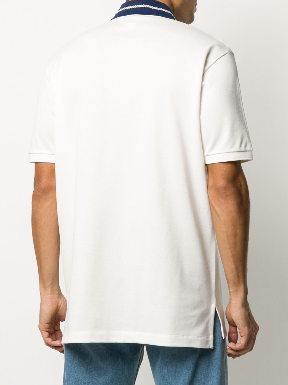 фото Gucci рубашка-поло с логотипом interlocking g