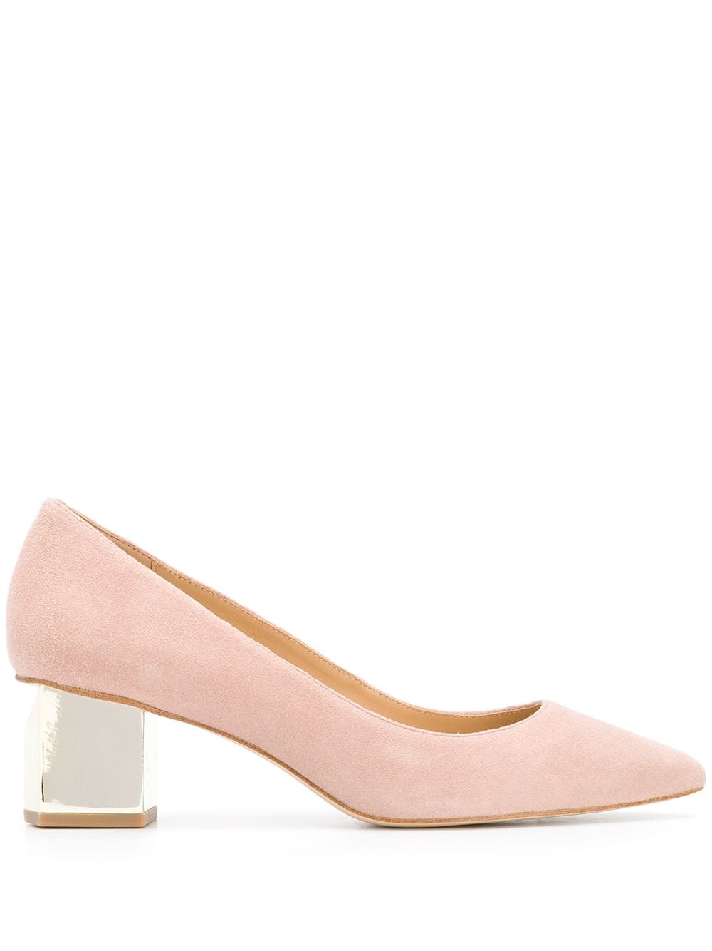 michael kors block heel pumps