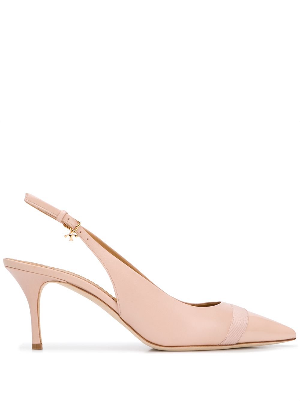 Shop Tory Burch 'penelope' Slingback-pumps In Neutrals