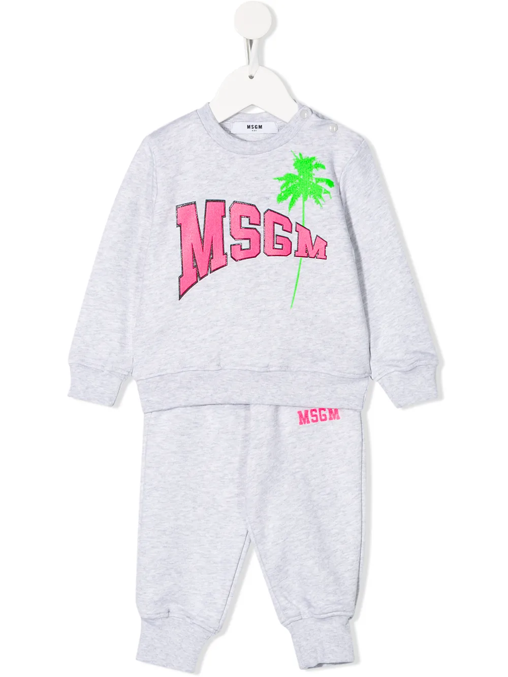 Msgm Kids спортивный костюм с логотипом Msgm Kids спортивный костюм с логотипом