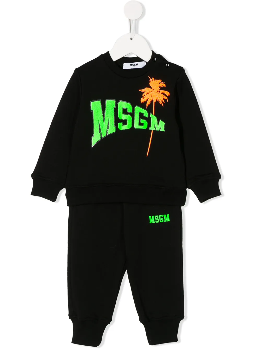 Msgm Kids спортивный костюм с логотипом Msgm Kids спортивный костюм с логотипом