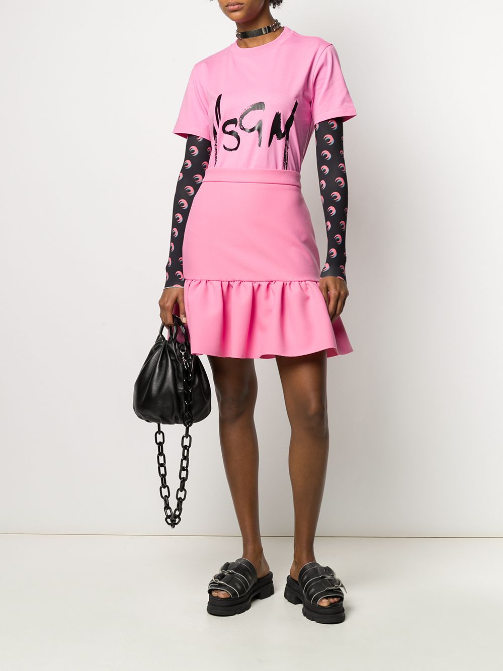 фото Msgm футболка с логотипом