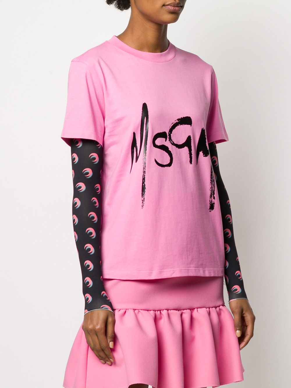 фото Msgm футболка с логотипом