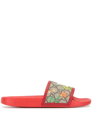 gucci women's gg flora slide sandals