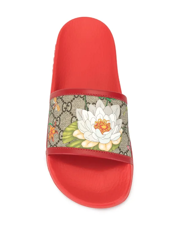 gucci flora slides