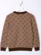 Image 2 of Gucci Kids monogram pattern cardigan