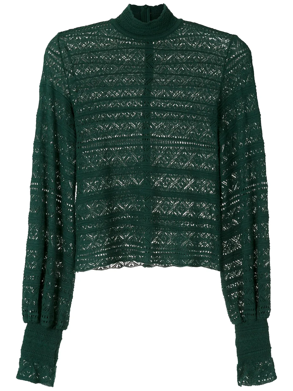 

Cecilia Prado Melinda knit blouse - Green