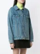 Armani Exchange rear slogan print denim jacket