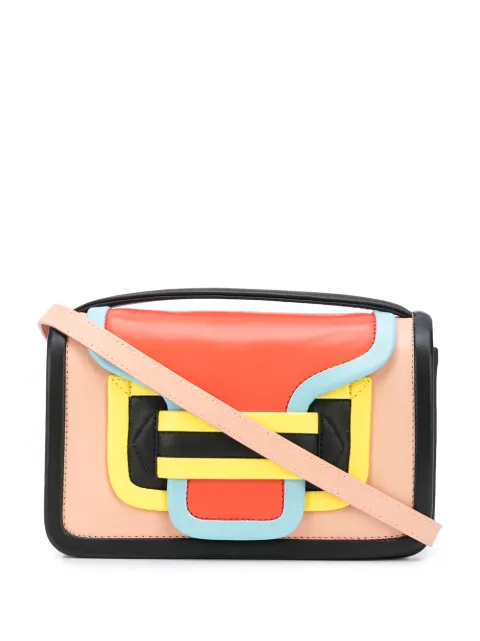 Pierre Hardy Colour-block Crossbody Bag In Multi Nude