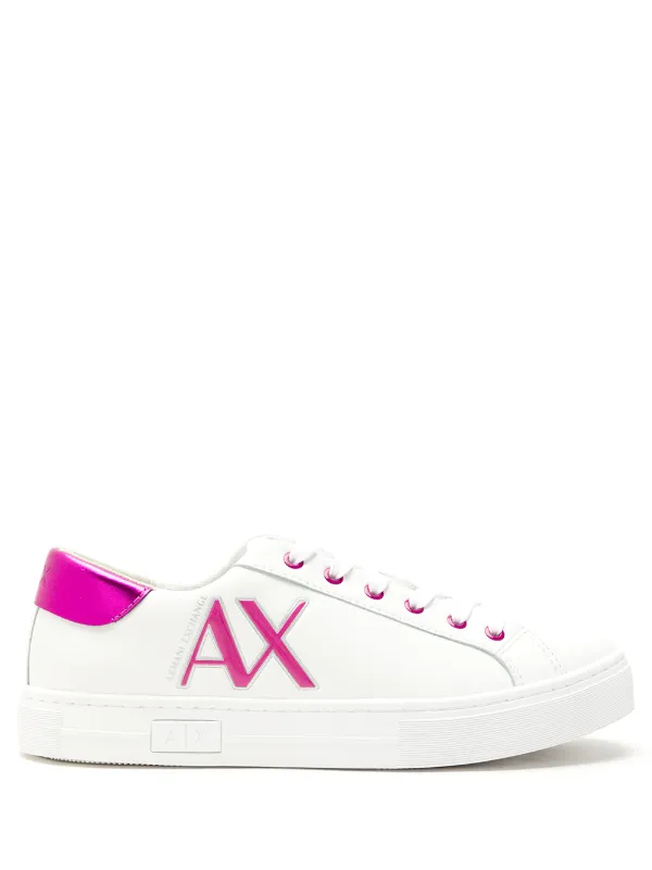 armani exchange white sneakers