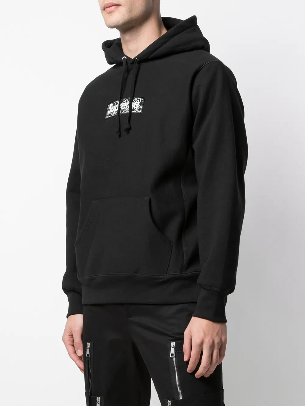 Supreme Box Logo Hooded Sweatshirt 'Black' | Men's Size M